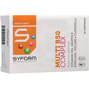 Syform Multi B50 Complex Integratore Alimentare, 30 Compresse da 1200mg