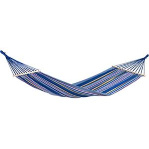 AMAZONAS Tonga Ocean - Amaca resistente agli agenti atmosferici, resistente ai raggi UV, 200 x 100 cm, fino a 120 kg, a righe blu