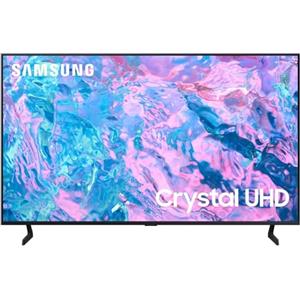 Samsung TV UE50CU7090UXZT Crystal UHD 4K, Smart TV 50, Crystal Processor 4K, Slim Look, Q-Symphony e OTS Lite, DVBT-2, Integrato con Bixby, compatibile con Alexa e Google Assistant, Black [2024]