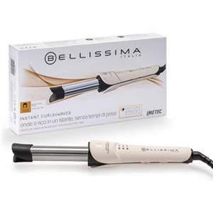 Bellissima Imetec Instant Curls & Waves, Ferro arricciacapelli per onde, Thermo Control, diametro 25 mm, Temperatura Regolabile 170°C-210°C, Riscaldamento Rapido, Autospegnimento, Fermacavo