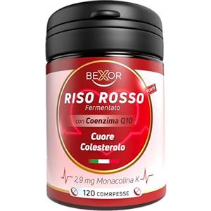 Bexor® Riso Rosso Fermentato Forte Colesterolo Bexor | 120 Compresse | + Coenzima q10, Cassia Noname | 2,9g Monacolina k