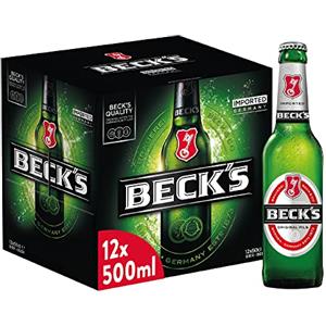 Beck's Pils, Birra Bottiglia - Pacco da 12x50cl