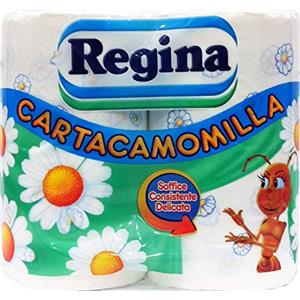 Regina 15 x REGINA Carta Igienica Camomilla 4 Rotoli