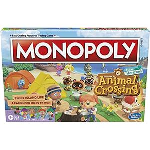 Hasbro Monopoly Animal Crossing New Horizons - Gioco da tavolo per 2-4 giocatori, dai 8 anni in su, multicolore