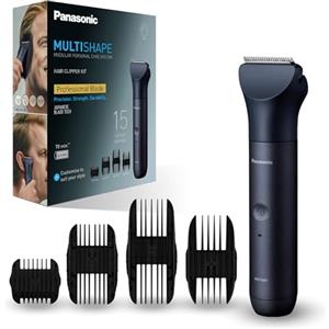 Panasonic ER-CKL3-A301 MULTISHAPE [Sistema Modulare per la Cura Personale] Kit Tagliacapelli, Unità Principale e Testina Tagliacapelli, 15 Impostazioni di Lunghezza, 4 Pettini, Batteria Li-ion, Nero