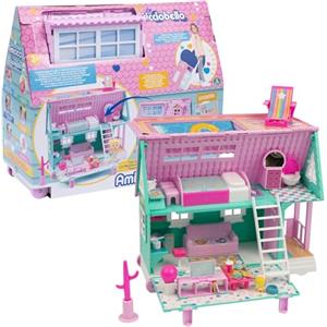 Giochi Preziosi Cicciobello Amicicci Nuova Casa Portatile con Soggiorno, Bagno, Camera, Giardino e Solarium, per Bambini dai 3 Anni