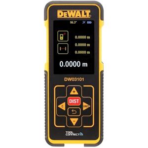 DeWalt Dw03101-xj, Misuratore di distanze laser 100 metri, Multicolore