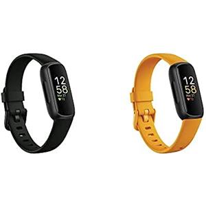 Fitbit Inspire 3 Bundle: Activity Tracker, Compatibile con iOS 13 e Android 8.0, 10 Giorni di Autonomia e Resistenza all'Acqua Fino a 50 Metri
