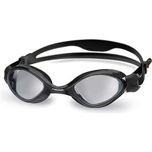 HEAD Tiger Mid - Maschera Subacquea, Unisex - Adulto, Occhialini da Nuoto, 451038BKSMK, Nero - Black-Smoke, Taglia Unica