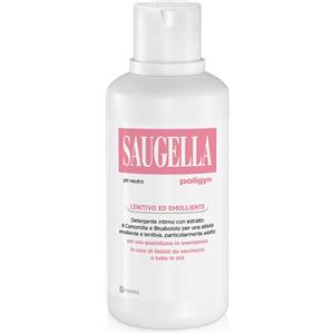 Saugella Poligyn Detergente Intimo Lenitivo ed Emolliente pH Neutro 500 ml con Camomilla e Bisabololo