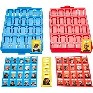 Hasbro Gaming Grab and Go Guess Who? Gioco di indovinazione originale per bambini dai 6 anni in su, portatile 2 giocatori, gioco di viaggio per bambini, multicolore