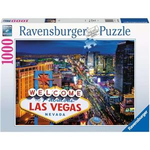 Ravensburger - Puzzle Las Vegas, 1000 Pezzi, Idea regalo, per Lei o Lui, Puzzle Adulti