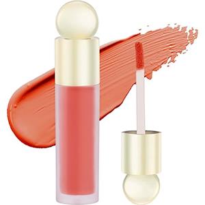 LOPHE Blush Liquido, Crema di Fard Liquido con Lunga Durata, Fard in Crema Liquida Non Appiccicoso, Blush Make Up per Aspetto Naturale(05# Orange)