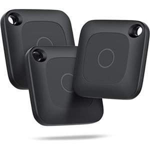 Hoxe Air Tracker Tag, Smart Tag Funziona con Apple Dov'è App (Solo iOS), Localizzatore Chiavi, Trova Oggetti per Valigie/Bagagli, Bip Forte, Batteria Sostituibile, Impermeabile Key Finder, 3-Pezzo