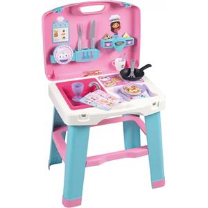 Smoby Gabby Cucina Take Away - Cucina Portatile con 16 Accessori per Bambini da 3 Anni