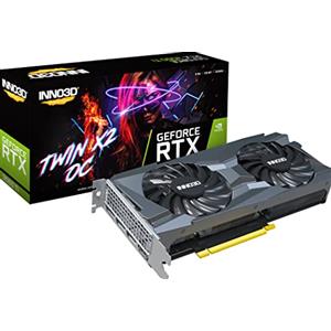 Inno3D Video Card NVIDIA GeForce RTX 3060Ti Twin X2 OC LHR, 8GB 256bit GDDR6, 1680MHz / 19G, PCI-E 4, 3x DP, HDMI, Dual fan, 2.7 slot N306T2-08D6X-119032DH