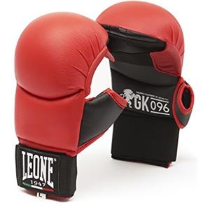 LEONE 1947, Guanti Fit Karate, Unisex - Adulto, Nero, S, GK096