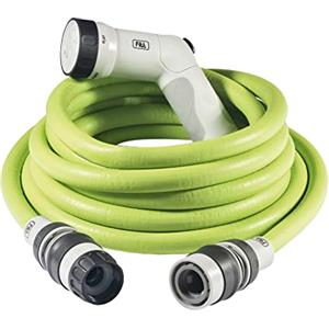 FITT IKON 10 m, Tubo Acqua da Giardino per Irrigazione, Estensibile, Compatto, Leggero e Pronto all'uso, con Pistola Multigetto, Lime