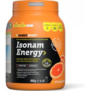 Named Sport Isonam Energy Orange 480g - Integratore Energetico con Creatina, Magnesio e Vitamine per Performance Sportive