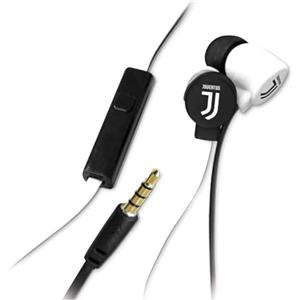 TECHMADE Auricolari con microfono e Tasto Funzione - Ufficiali Juventus