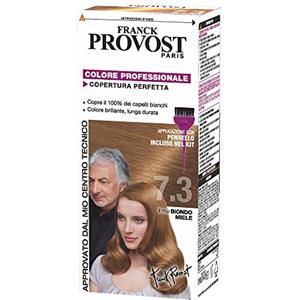 Franck Provost Colorazione Permanente Capelli, Tinta Copertura Ottima, Colore Professionale, 7.3 Biondo Miele
