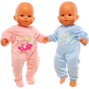 Miunana 2 Abiti + Pantaloni per 36 CM - 46 CM (14 Pollici - 18 Pollici) Baby Dolls Bambola bebé E Altre Bambole, Bambolotti Amore Mio (Non INCLUEE Bambola)