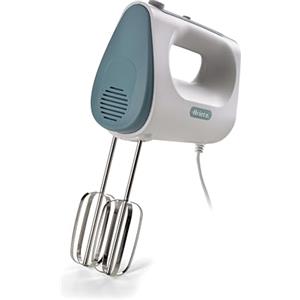 Ariete 1545 Sbattitore Breakfast, 450W, 5 velocità, Funzione turbo, 2 fruste, White & Aegean teal