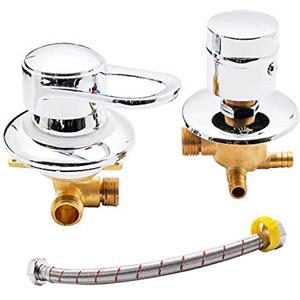 C/H Rubinetto a 2/3/4/5 Vie Per Doccia Miscelatore Per Intubazione In Ottone Deviatore Separato, Cartuccia In Ceramica Per Sauna Bagno Con Idromassaggio