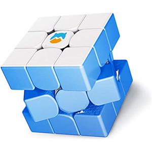 Monster Go 3x3 Nuvola Allenatore Cubo, MG Cube Serie di apprendimento Puzzle Giocattolo per Bambini e Principiante (Bianco e Blu)