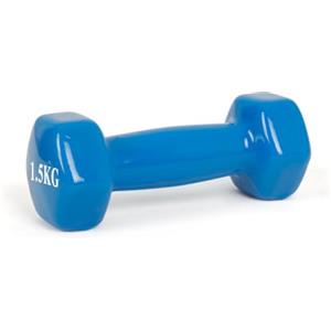 A2ZWORLD Manubri Ghisa per Palestra Ricoperto in Gomma, Attrezzature per Home Fitness, Antiscivolo, Esagonali, Disponibile in 8 Pesi Diversi (1 pz x 1.5 Kg)