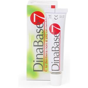 QUATTROTI DENTECH DinaBase 7 - Materiale ribasante morbido per dentiere, 20 g, insapore e invisibile