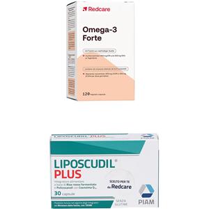 RedCare LIPOSCUDIL® Plus Capsule + Redcare Omega-3 Forte capsule 1 pz Set