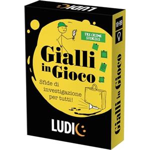 Ludic Gialli In Gioco Sfide Di Investigazione Per Tutti It54129 Gioco Di Società Formato Viaggio Per 1+Giocatori