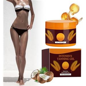 Cynamus Tanning Accelerator Sun Cream, 150g Gel Abbronzante Intensivo for Body Protection - Fast Tanning Cream for Indoor Solarium and Outdoor Use