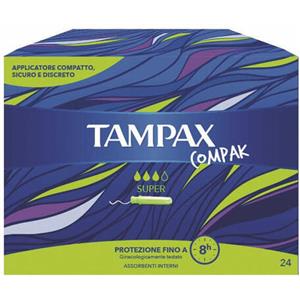 Tampax - Compak super - Confezione da 24 tamponi