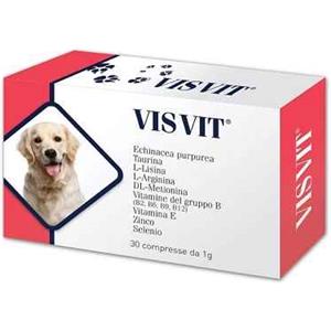 DDFARMA Visvit - Integratore Alimentare per Cani e Gatti, Sostegno Immunitario con Aroma Fegato, 30 Compresse
