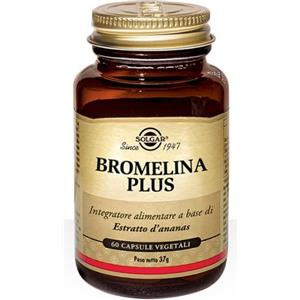 SOLGAR IT. MULTINUTRIENT SPA Solgar Bromelina Plus Integratore Drenante 60 Capsule