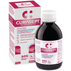 Curasept Ads Clorexidina 0,20 + Clorobutanolo Collutorio Trattamento Lenitivo 200 Ml