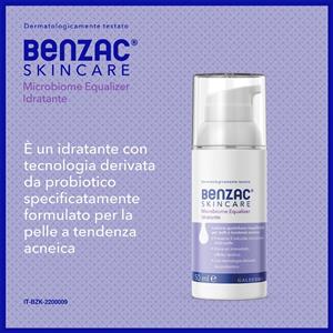 GALDERMA BENZAC Benzac Skincare Microbiome Equalizer, Lozione Idratante Viso 50 Ml