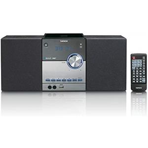 Lenco Compact Stereo MC-150 con DAB +, radio FM, lettore CD / MP3, Bluetooth e USB, telecomando, 2 x 10W nero