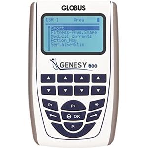 Globus | Genesy 600, Elettrostimolatore a 4 Canali con 149 Programmi, Prodotto Professionale per Utenti Esigenti e Professionisti della Riabilitazione