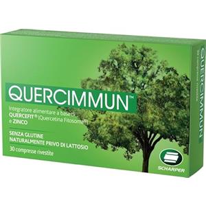 myity Quercimmun - integratore alimentare a base di Quercifit (Quercetina Fitosoma) e Zinco - 30cps rivestite