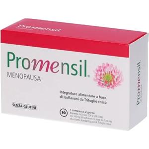 Named Promensil - Integratore Alimentare per la Menopausa con Isoflavoni da Trifoglio Rosso, 90 Compresse Vegan
