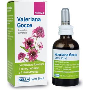 SELLA Valeriana Gocce 30 ml - Integratore per Rilassamento e Sonno