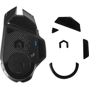 kwmobile Set Piedini di Ricambio per Mouse Compatibile con Logitech G502 wireless - Gommini nero - per Maggiore Controllo e Scorrevolezza