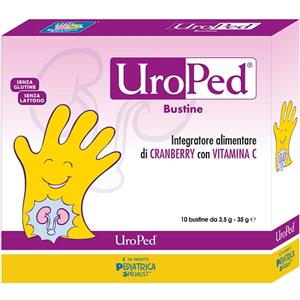 Pediatrica UroPed - Integratore Alimentare con Cranberry e Vitamina C per il Benessere delle Vie Urinarie - 10 Bustine