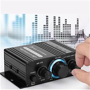 KOROBIE Amplificatore audio per auto HIFI Digitale Stereo Amplificatore di Potenza Audio 2 Canali 400W 12V Radio FM Mic Car Mini Sound Amplificador Bordo Home Theater Gamma completa