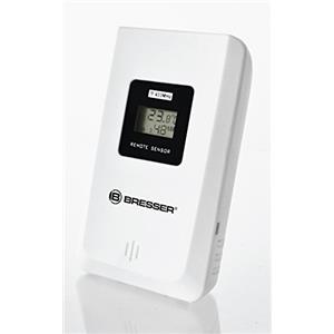 Bresser 7009994 Stazione meteorologica Thermo/Hygro Sensor 3CH Sensore esterno per Bresser Stazioni meteo 9501200, 9501201, 9501202, 7007400, 9,5x6x3 cm, bianche
