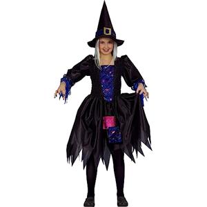 Ciao- Strega della Notte costume travestimento bambina (Taglia 4-6 anni)