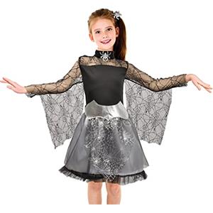 Ciao Strega Spiderella costume travestimento bambina (Taglia 4-6 anni)